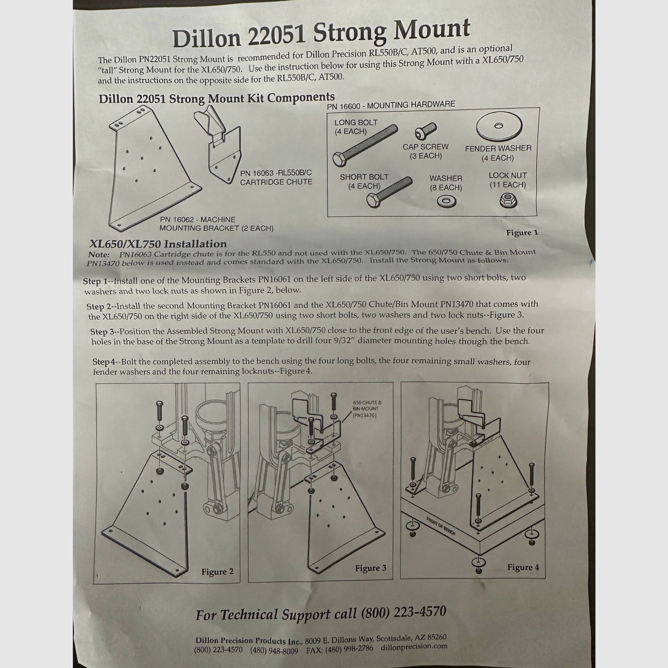 Dillon Strong Mount 22051 voor 550, 650, 750, afbeelding 3 van 5