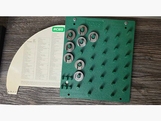 RCBS hulzenhouder nr: 1 2 3 4 5 7 8 met drager