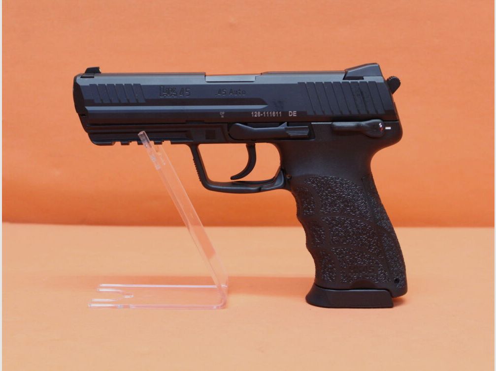 Heckler&Koch Ha.Pistola .45Auto Heckler&Koch HK45 Full Size (V1) 113mm canna poligonale/ mirino a 3 punti (.45ACP), immagine 1 di 3