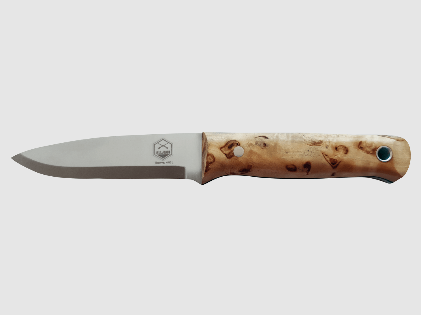 Alljagd jachtmes met esdoornhandvat, afbeelding 1 van 4