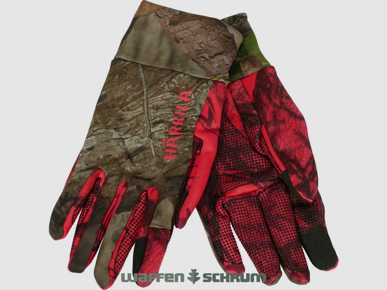 Härkila Fleecehandschuhe Moose Hunter 2.0 MossyOak®Break-UpCountry® /MossyOak®Red