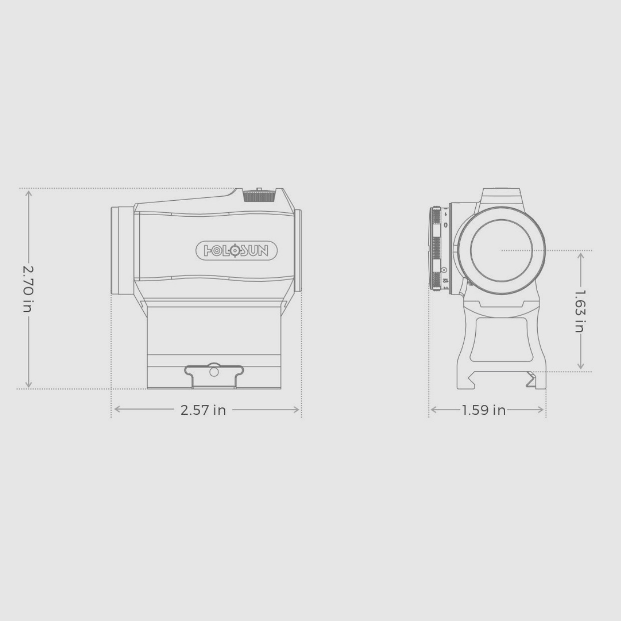 Holosun Elite Gold HE403R-GD 2MOA