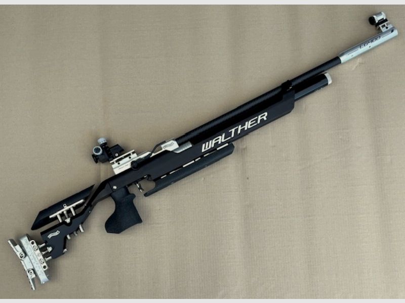 FUSIL À AIR WALTHER LG400 ALUTEC EXPERT - COULEURS SPÉCIALES "NOIR"