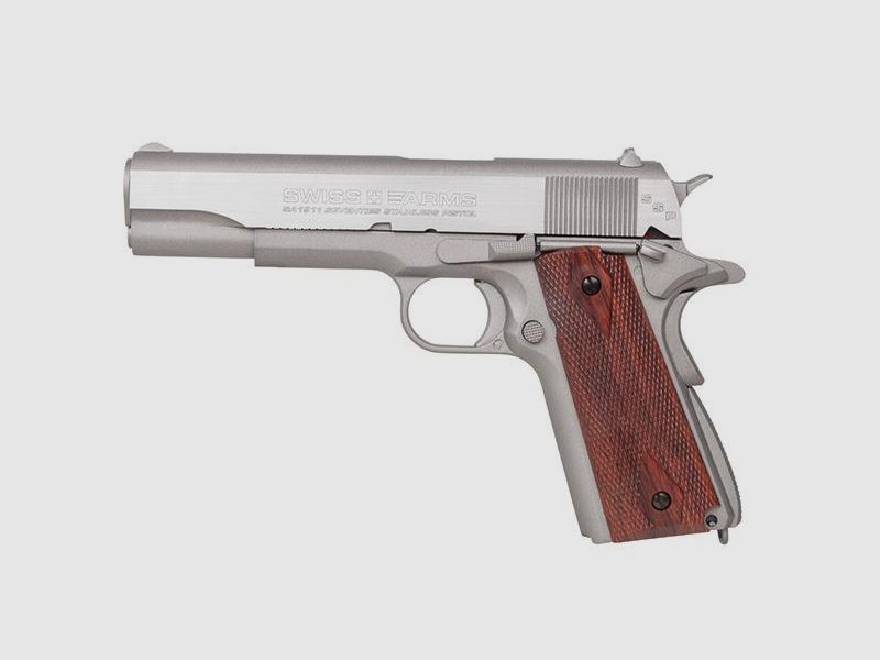 Swiss Arms 1911 Seventies Stainless Steel, afbeelding 1 van 11