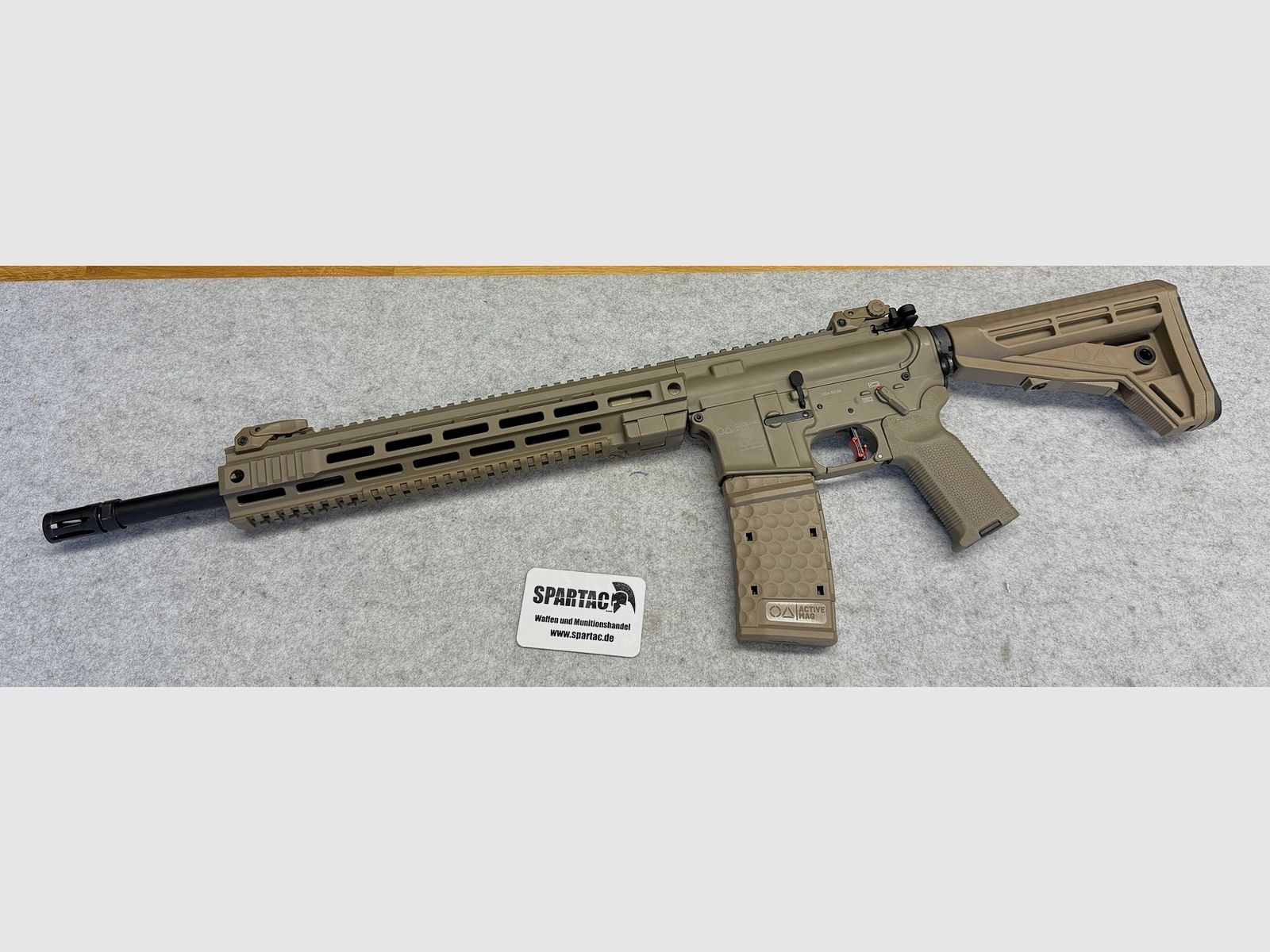 Oberland Arms OA-15 M5 Premium CERAKOTE FDE caliber .223 Remington Luger 16.75" barrel SPARTAC EDITION