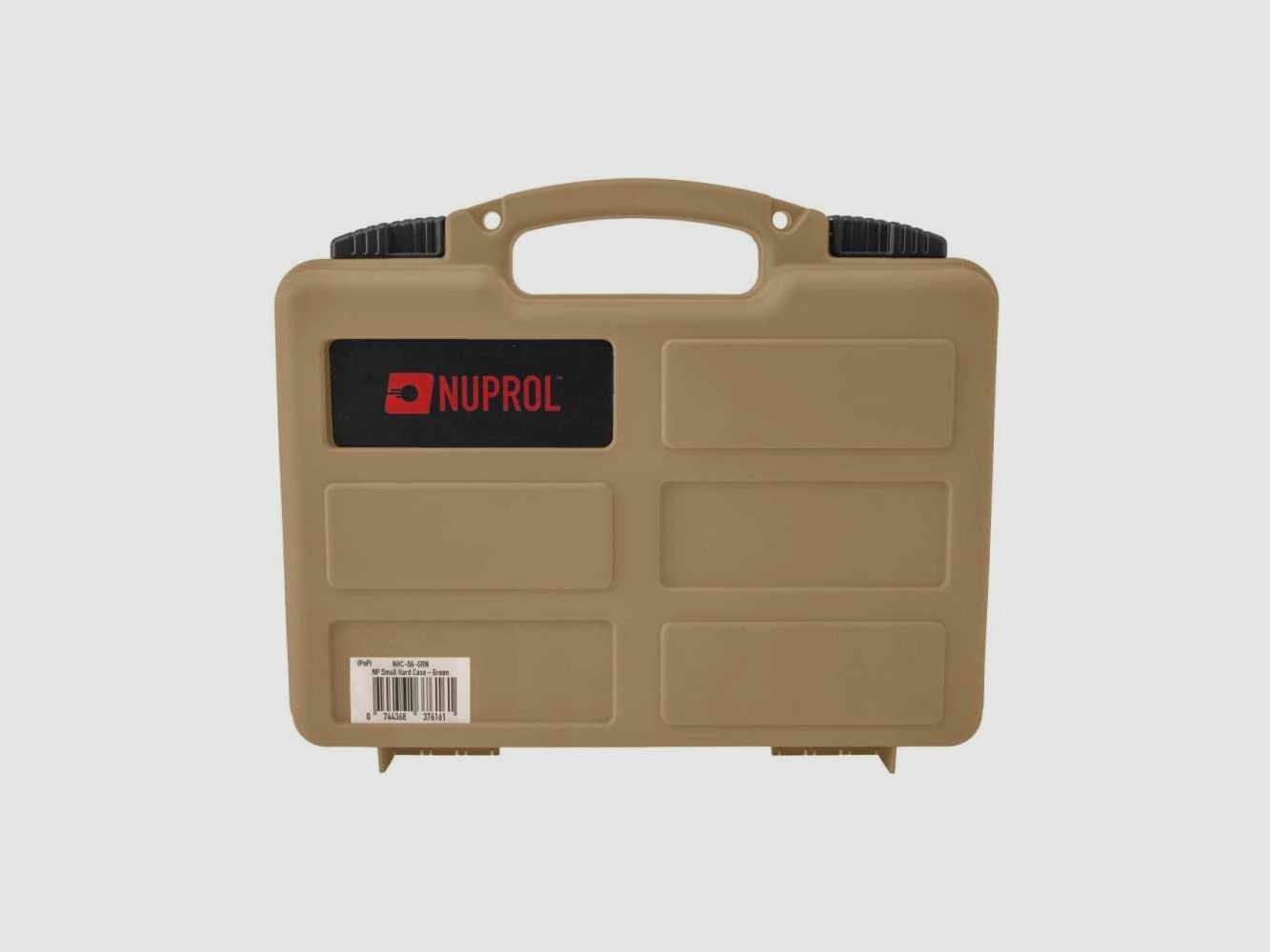 Waffenkoffer Nuprol für Kurzwaffen mit beige vorgefertigtem Schaumstoff, Bild 1 von 3