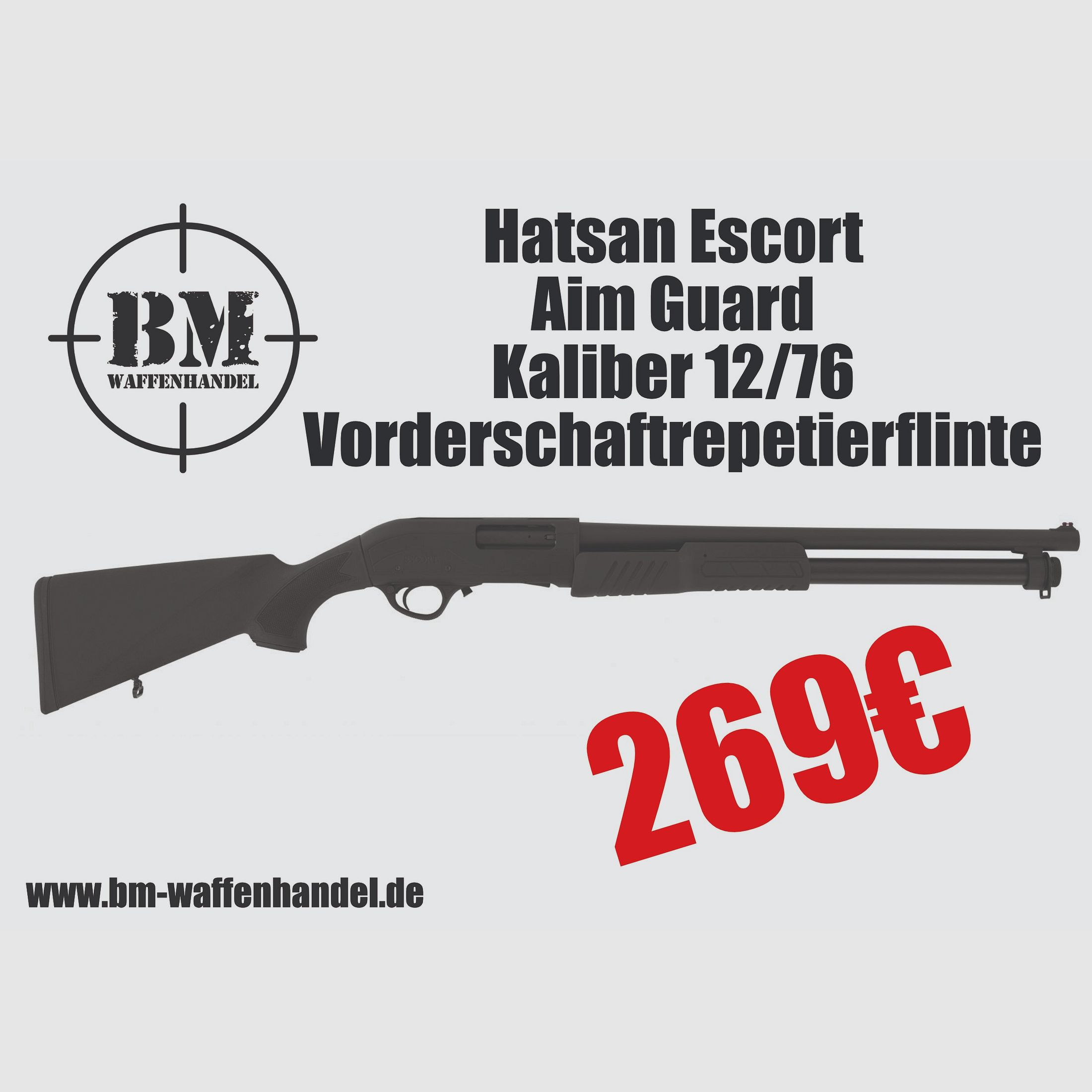 Hatsan AimGuard Vorderschaftrepetierflinte 12/76, Bild 1 von 3