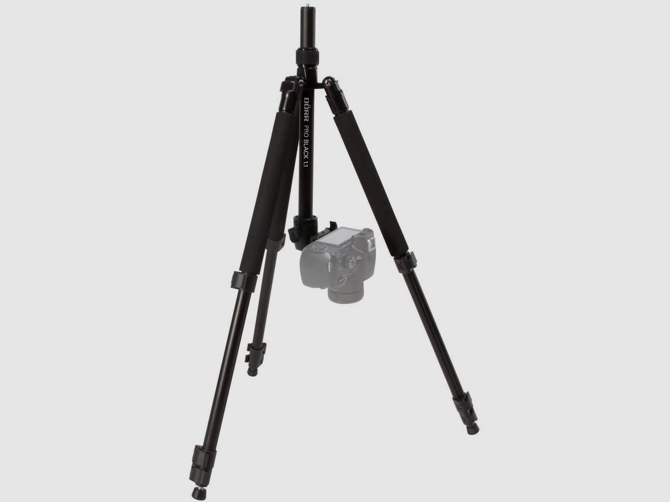 Dörr 380152 Fotostativ Pro 1.1 inkl. Kugelkopf mit integrierter Wasserwaage, 1/4 Zoll Schnellwechsel