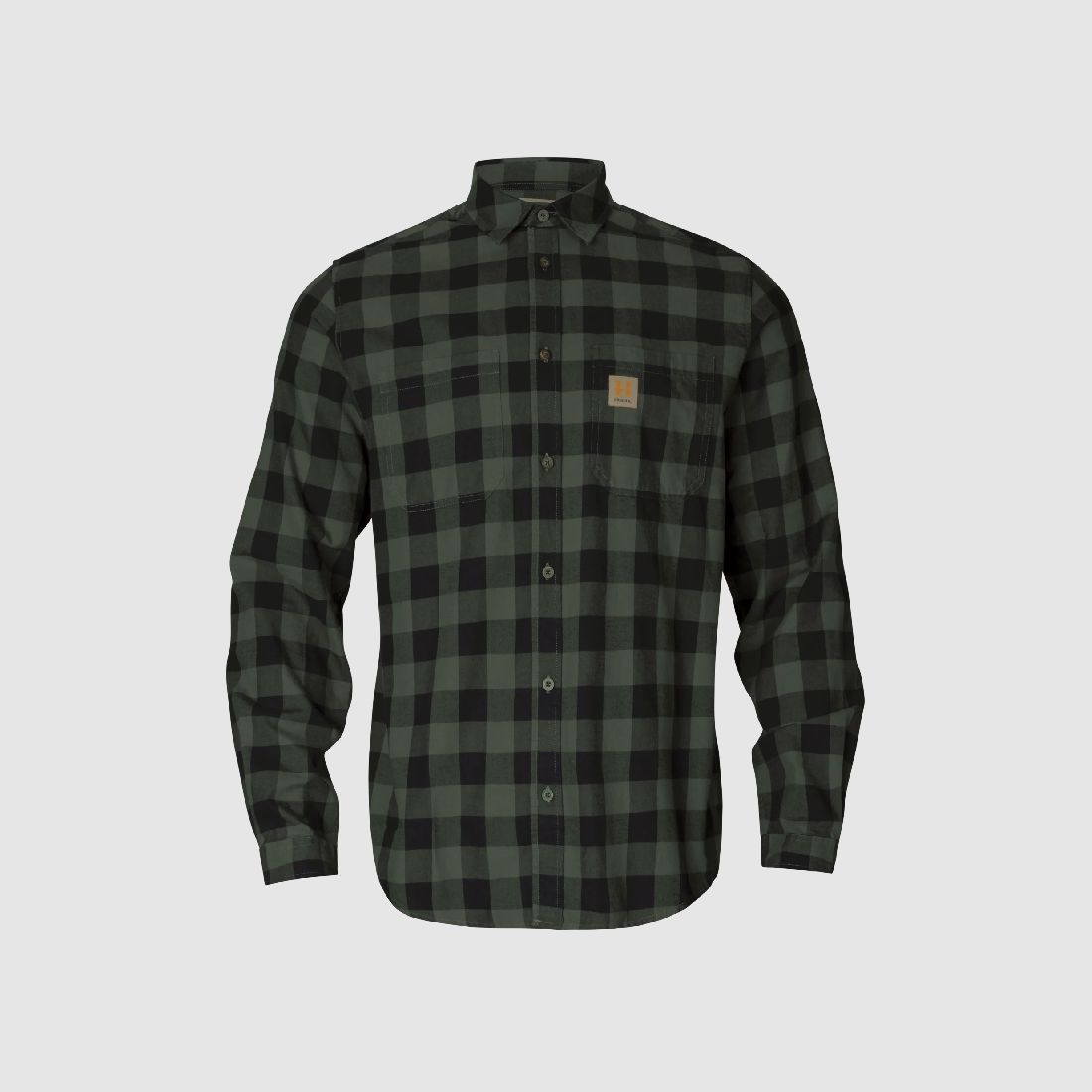 Härkila Scandinavian long-sleeved shirt, green check, image 1 of 5