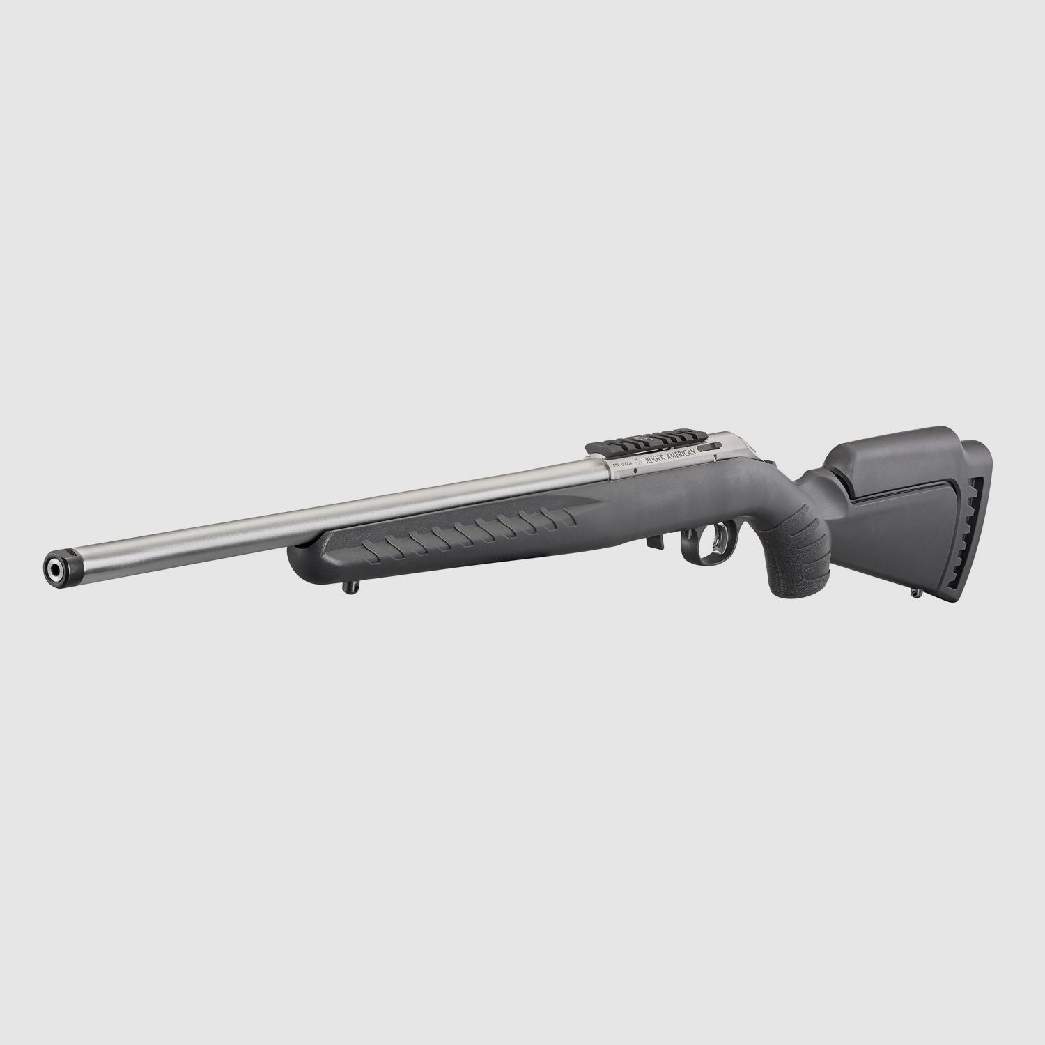 Ruger American Rimfire Stainless Kal.22 lr.,LL:18″,rostfrei/schwarz,10 Schuss, Bild 5 von 5