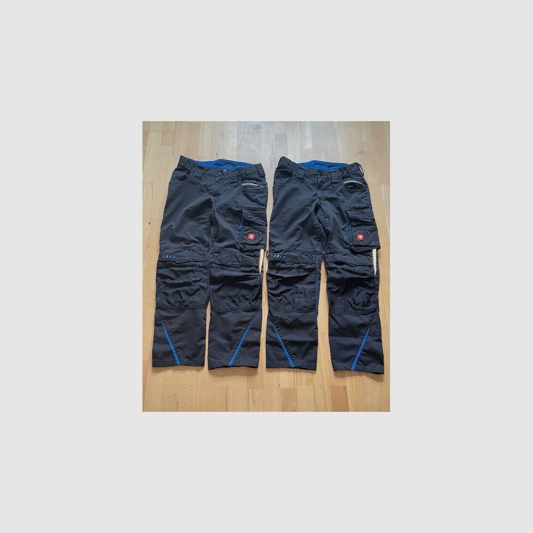2x Engelbert STRAUSS Hose 36S kurz Motion GRAU graphit Anthrazit