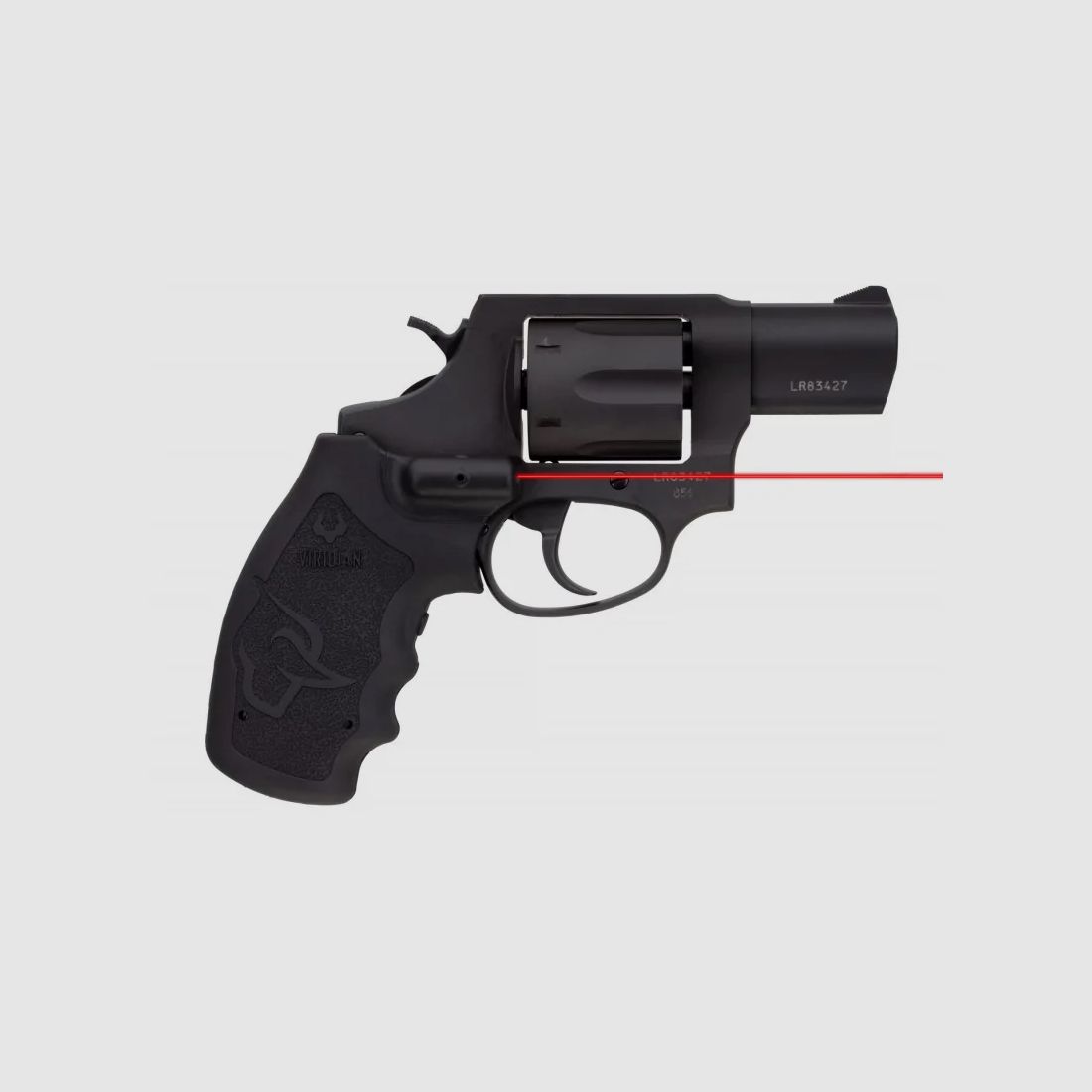 Taurus Defender 856 Revolver, matt schwarz, 2", Viridian Red Grip Laser