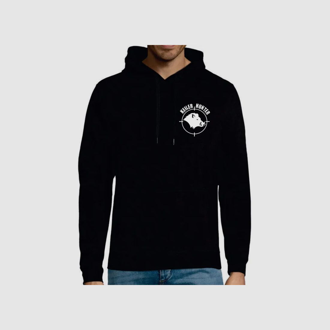 Sudadera Keiler Hunter negra logo 1, imagen 2 de 14