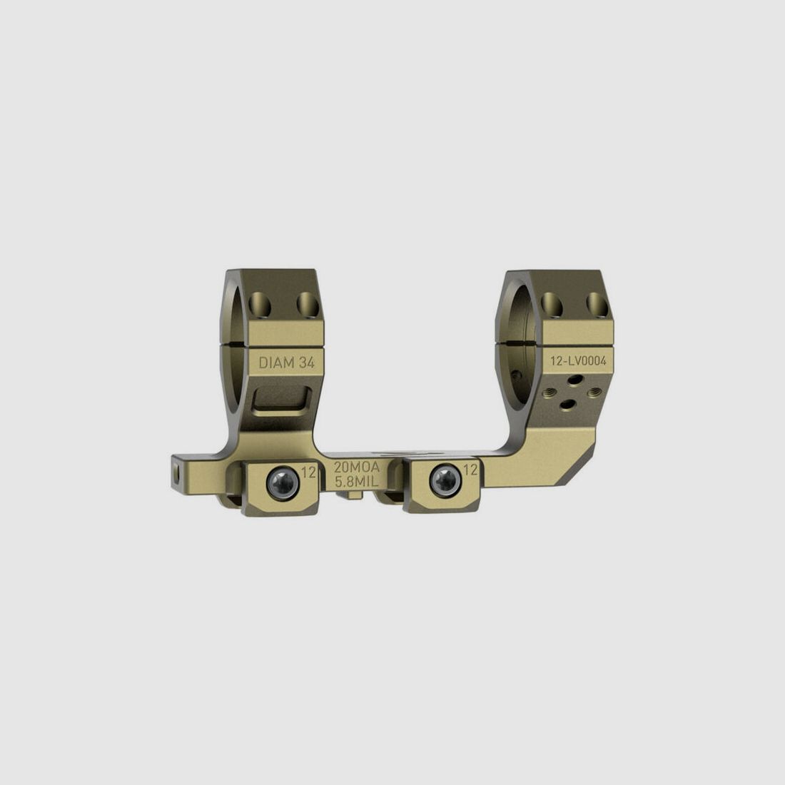 Audere Levitas Montage 20 MOA Bronze 34mm