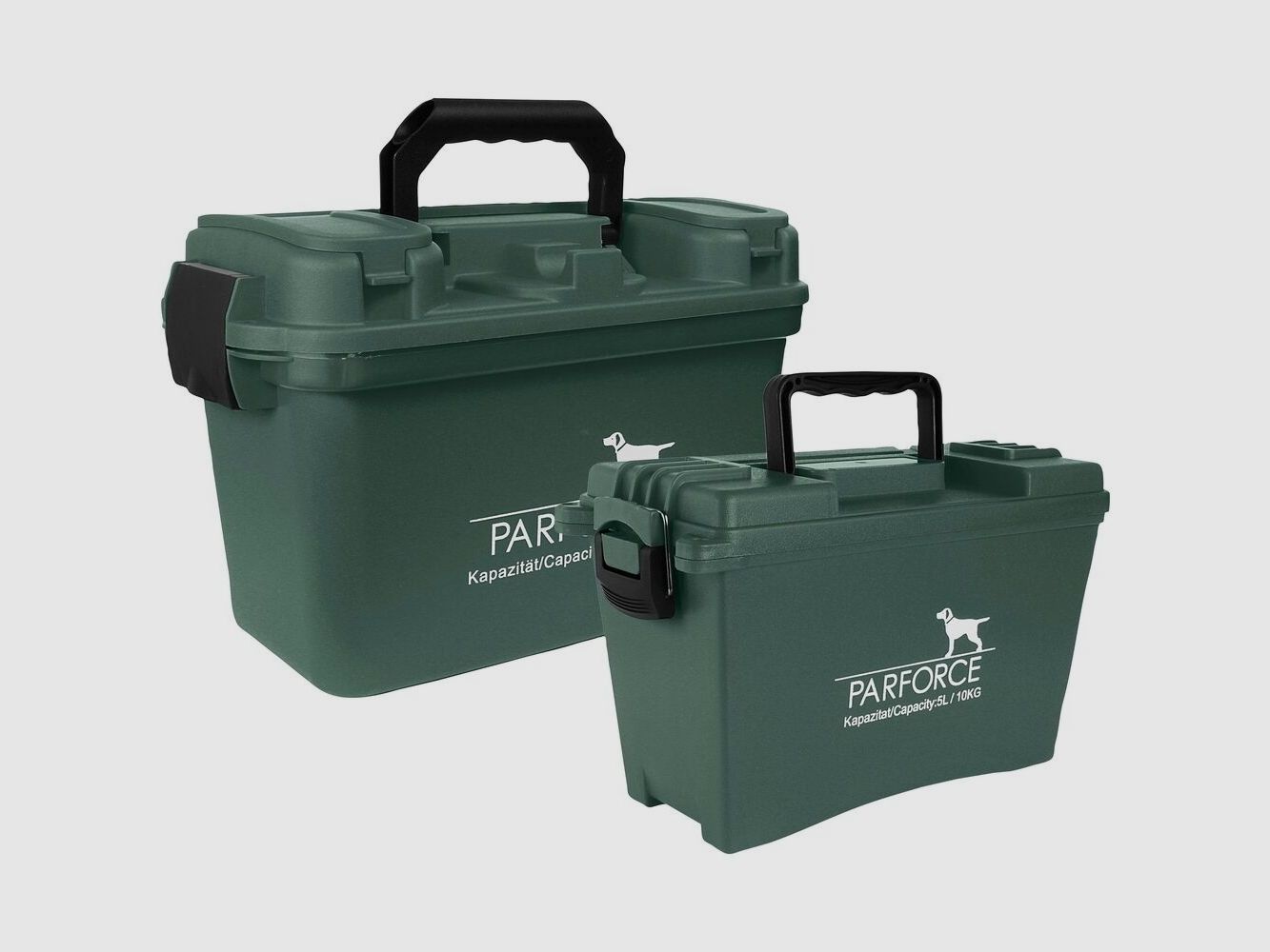 Parforce Transport- und Munitionsbox - 2er-Set Farbe Oliv