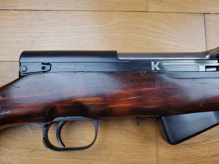 Sehr schöne Selbstladebüchse SKS 45 – URSS – Tula 1953 – Kal. 7,62X39 – 10 Schuss – Noch in seiner Cosmoline – Neuwertig, Bild 11 von 26