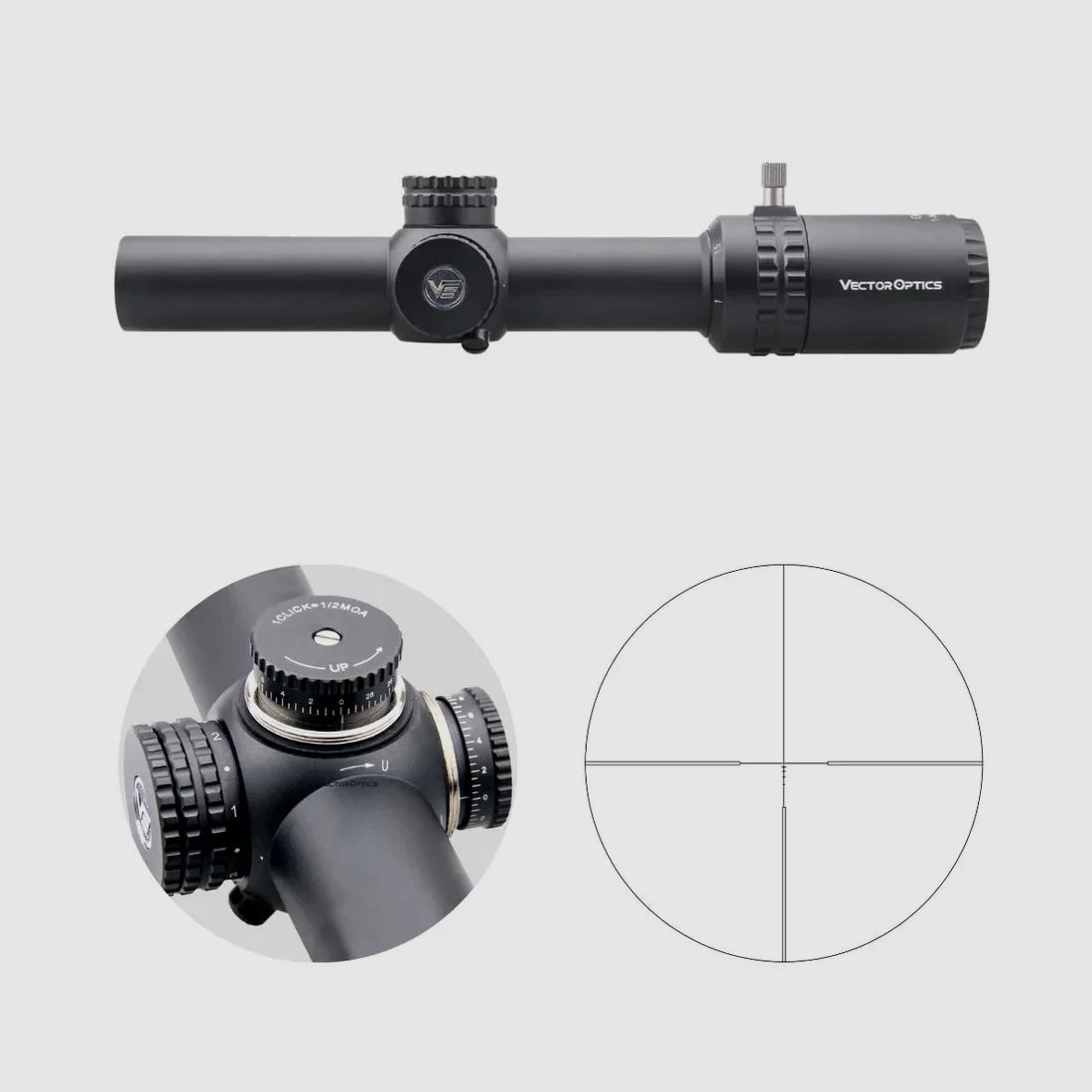 Vector Optics SCOC-13II Grimlock 1-6x24SFP GenII