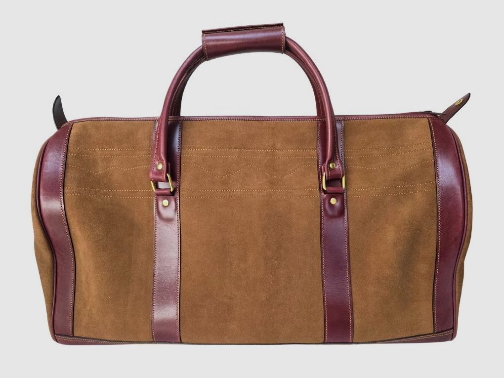 CORZO Wildleder Reisetasche Beige, Bild 1 von 6