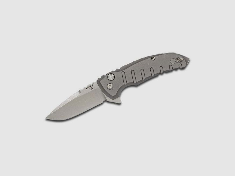 Hogue X1 Microflip 2.75" Drop Point Stonewash Gris couteau de poche, Bild 1 von 8
