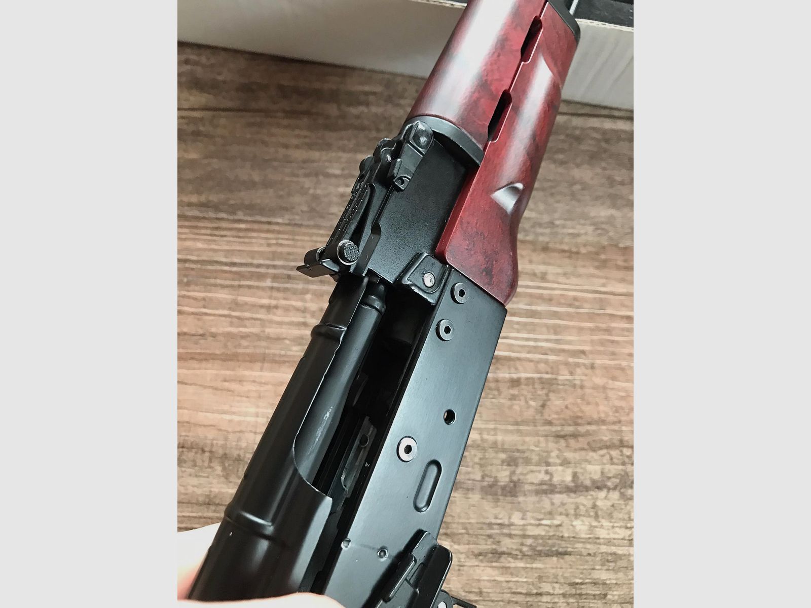 Alloy Army AK74/AKM miniature model scale 1/2.05 metal fully disassemblable, shell ejection