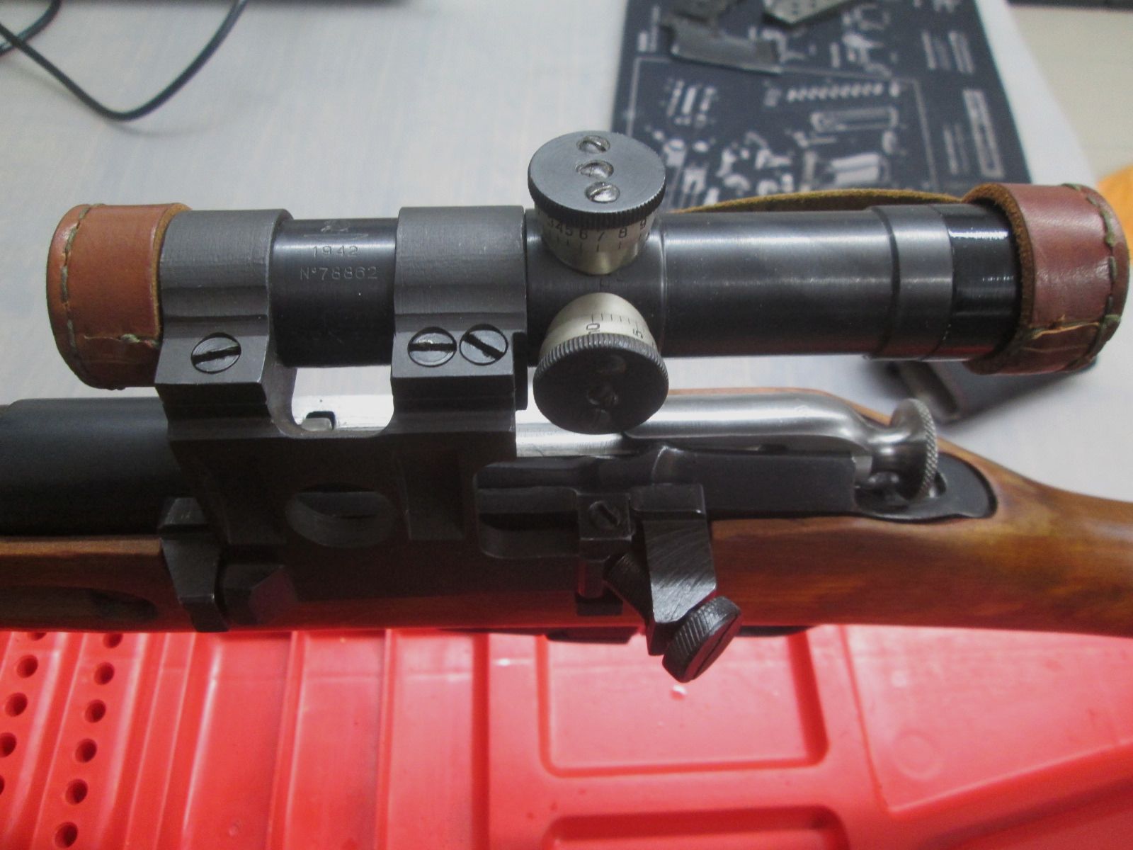 Mosin Nagant M44 mit Bajonett und originalem Zielfernrohr