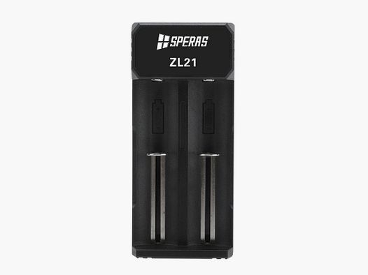 Speras ZL21 Ladegerät mit LED Anzeige 2 Slots