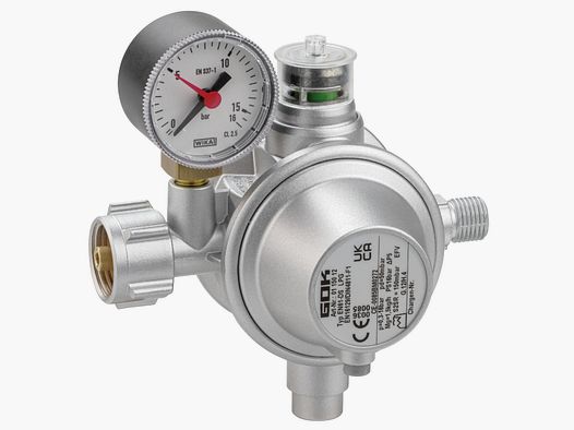 Gas regulator 1.5 kg/h KLF x G1/4LH-KN UEDS SBS Man.