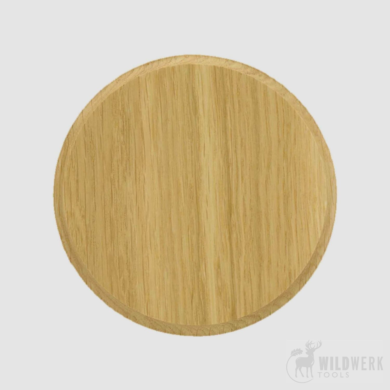 Wild Boar Shield Round, Light Oak 12cm