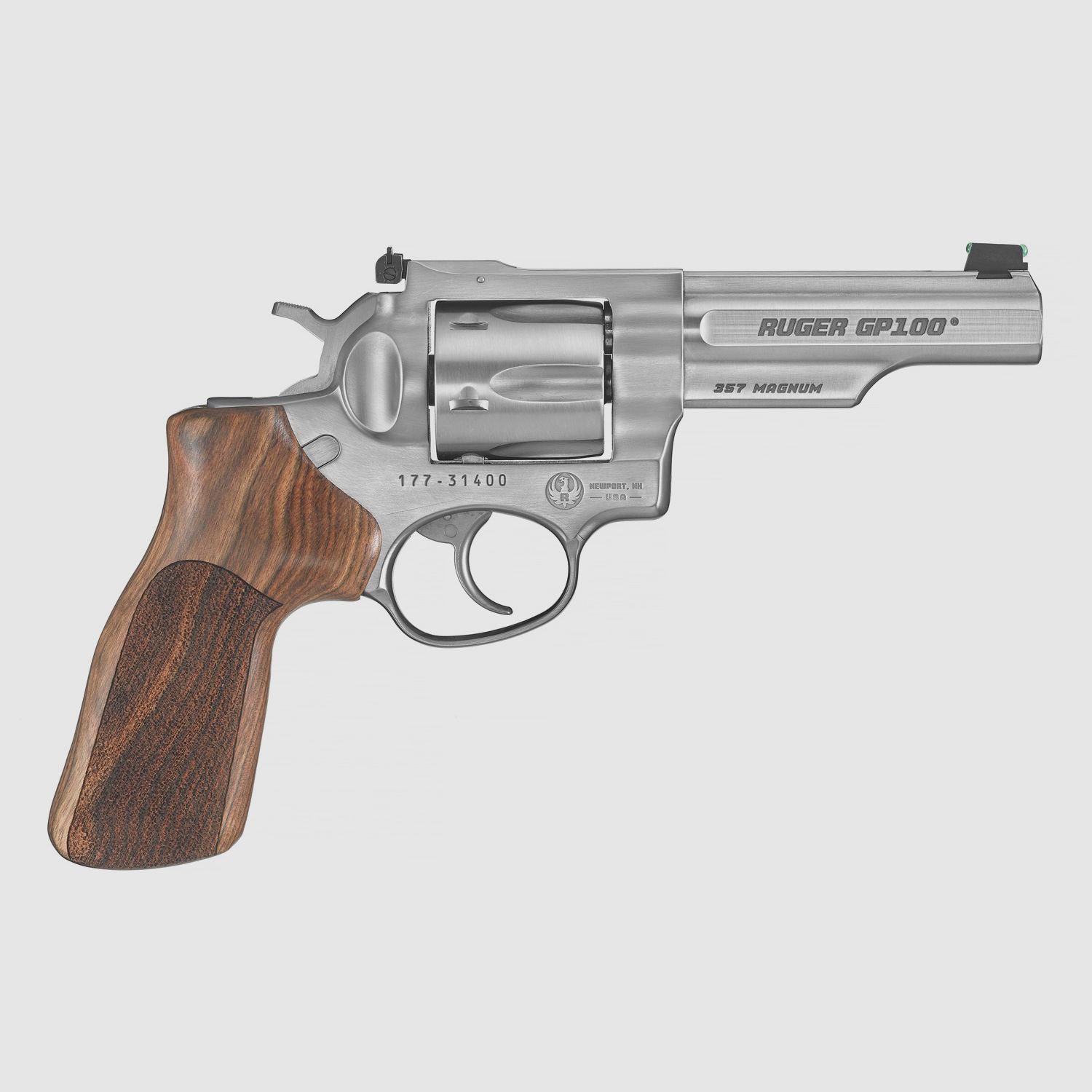 RUGER REVOLVER GP100 MATCH CHAMPION .357 MAG 4,2"/10,67CM HARDHOUT GRIJP/RVS