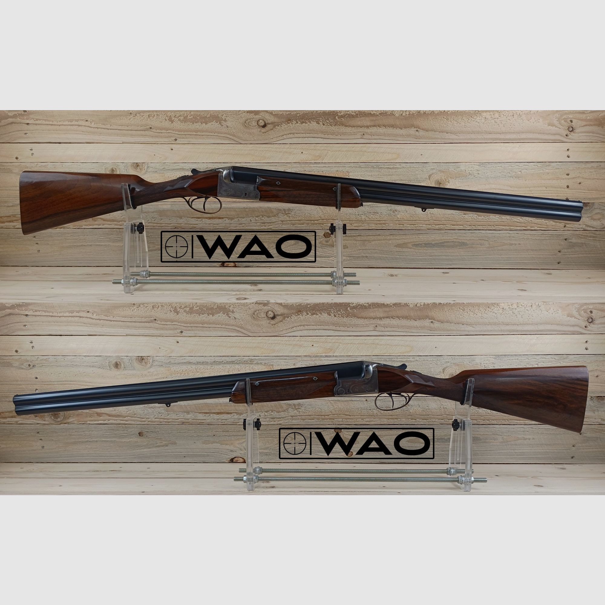 Double-barreled shotgun, Bock shotgun FORGERON, cal. 12/70 *high quality & rare*