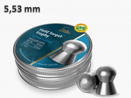 H&N SPORT Geschosse FIELD TARGET TROPHY Kal. 5,53mm 0,95gr