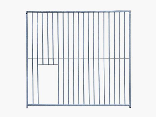 Kennel panel with bars 2m opening for dog house - Height 184cm