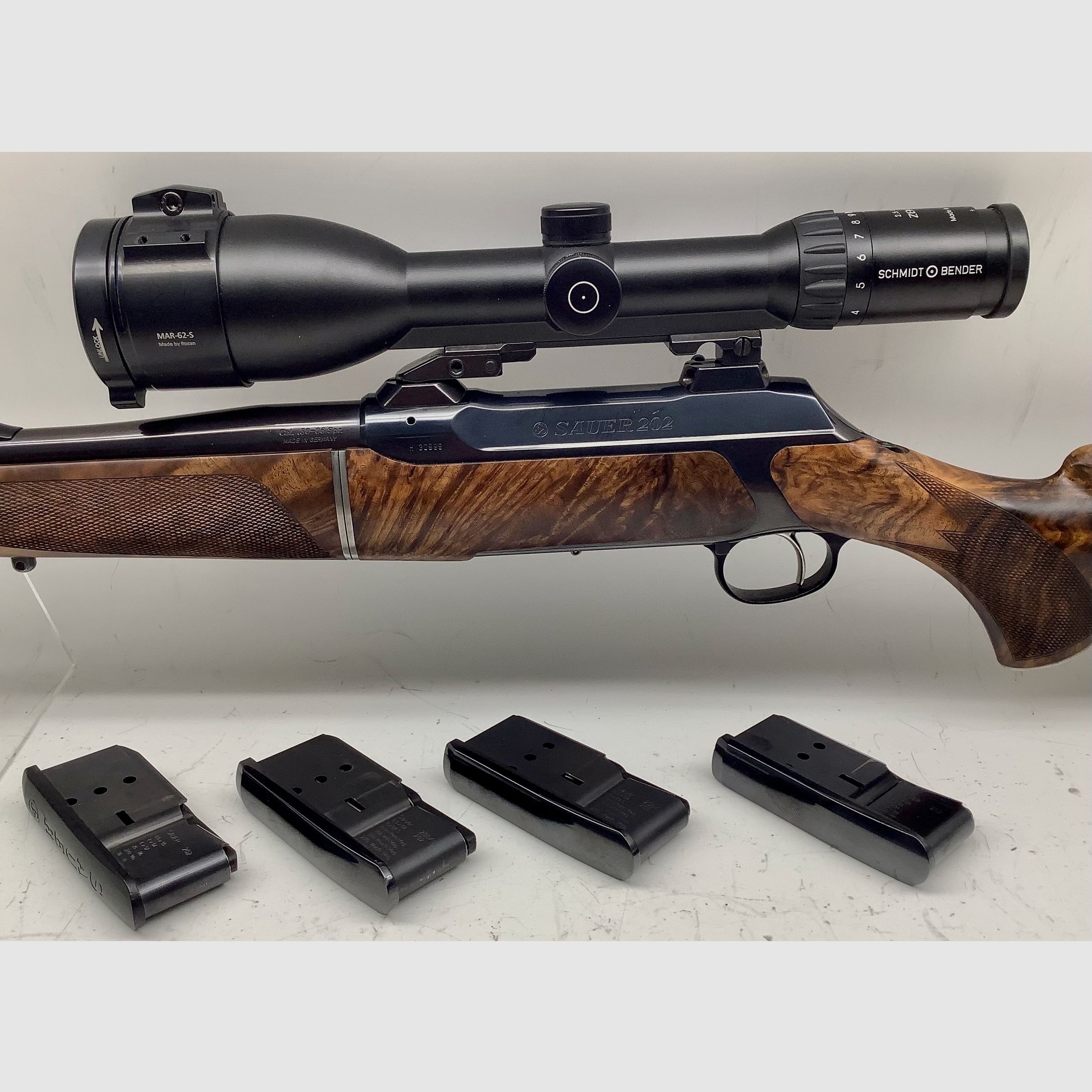 Sauer 202 Take Down Elegance Schaftholz Klasse 11 Custom Made .300 Weath.Mag +AL .30-06