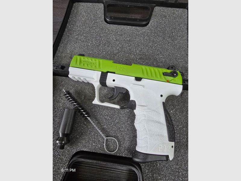 Walther P22Q Grün/White Edition