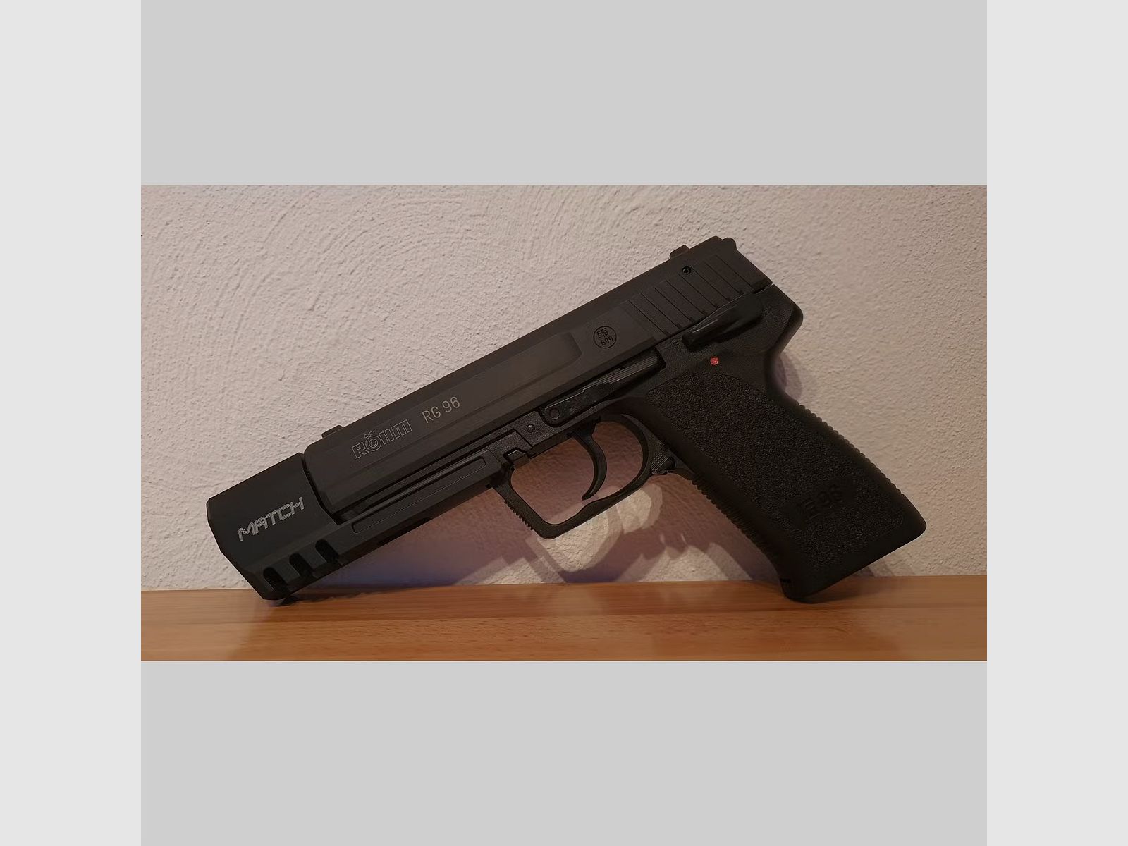 Röhm RG 96 Match, im Kaliber 9 mm P.A.K black