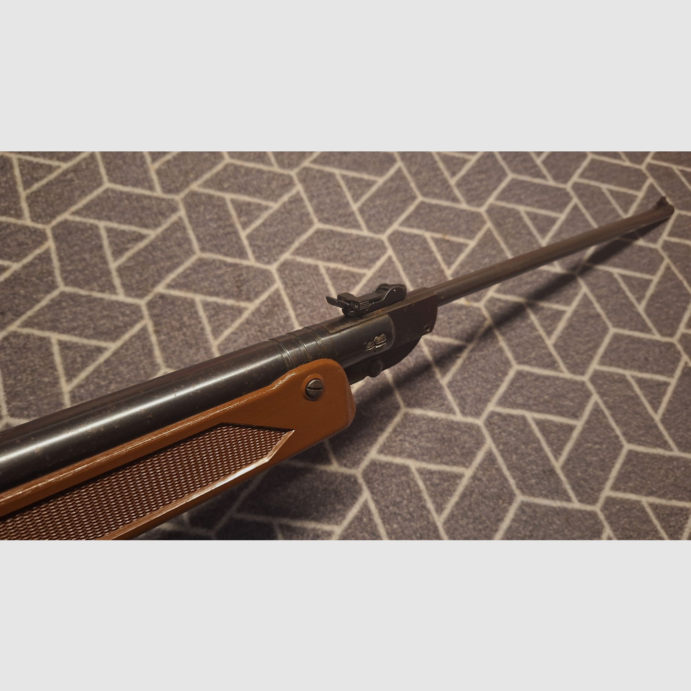 Haenel 304 Scornater stock reddish brown grained! TOP CONDITION!