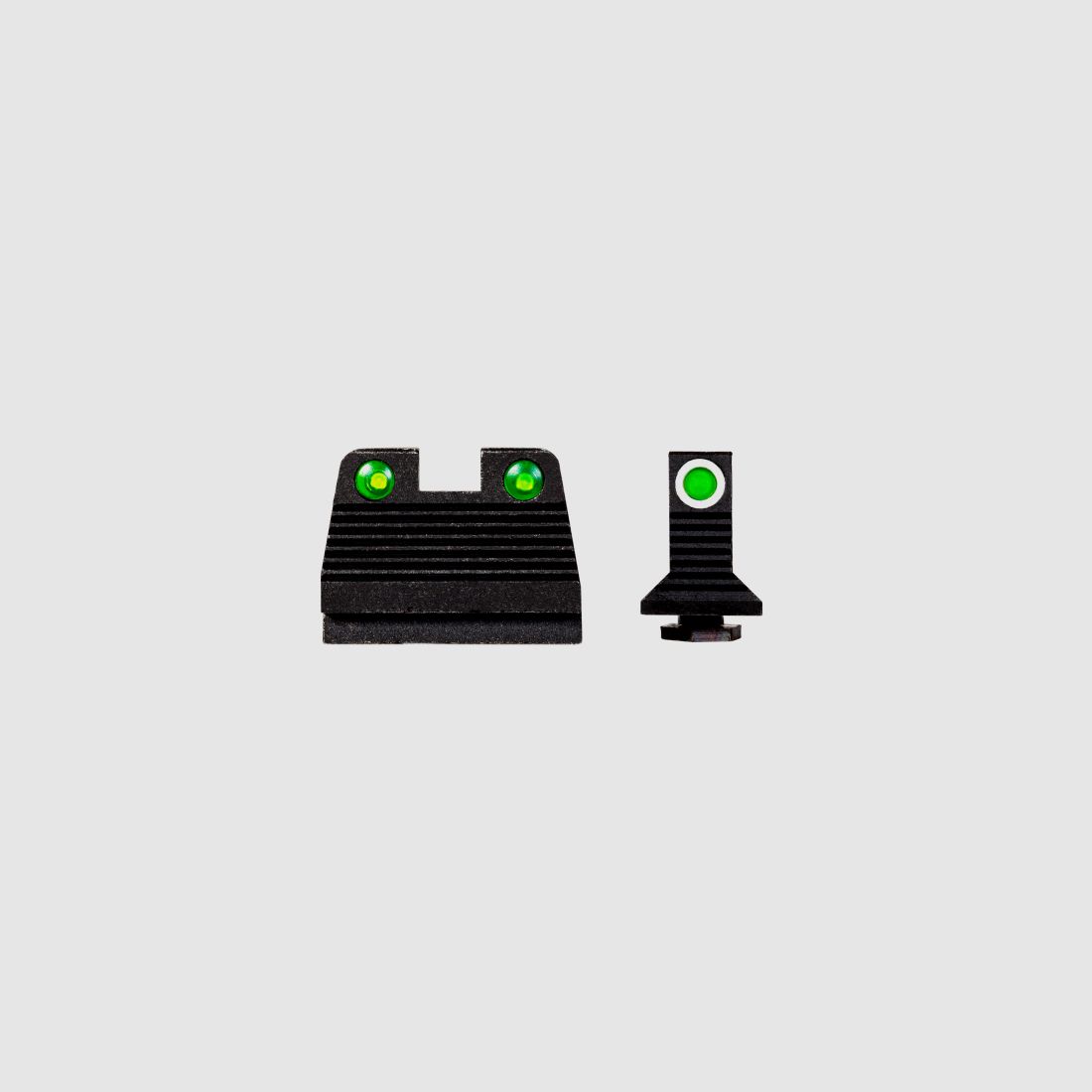 N-Sight Set Green/White Glock MOS, immagine 2 di 3