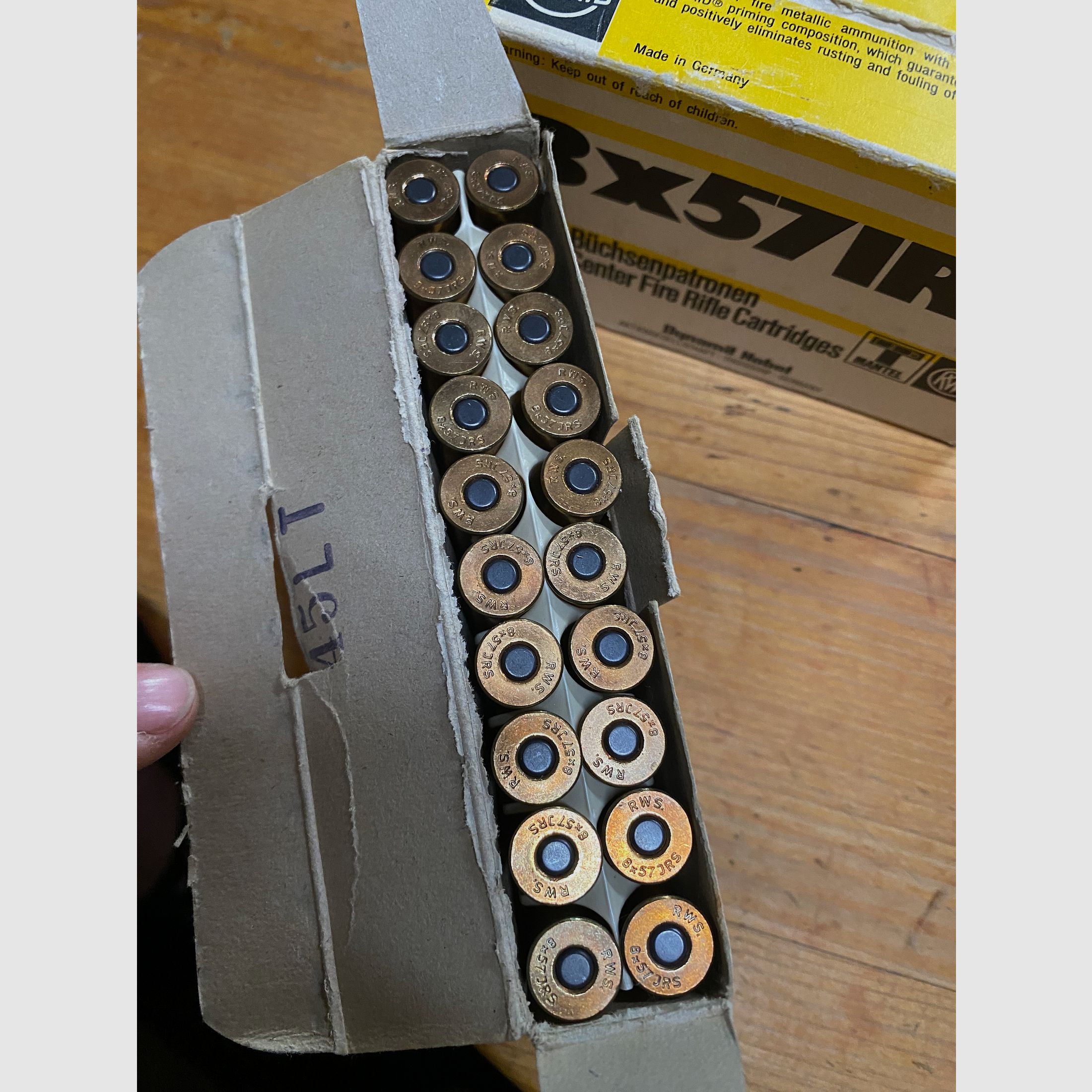 8x57 IRS JRS RWS rifle cartridge (80 cartridges)