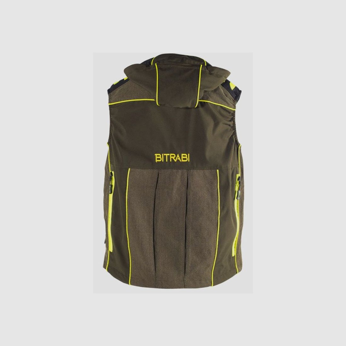 Lichtgewicht Bitrabi Gilet van Cordura Model SHARK groen, afbeelding 4 van 4