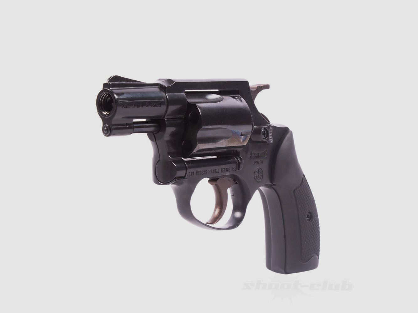 Revolver à blanc Weihrauch HW 37 au calibre 9mm R.K.