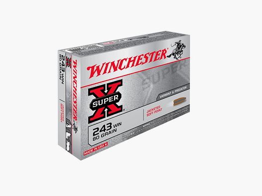 Winchester Super X Power Point Cal.243W 80gr