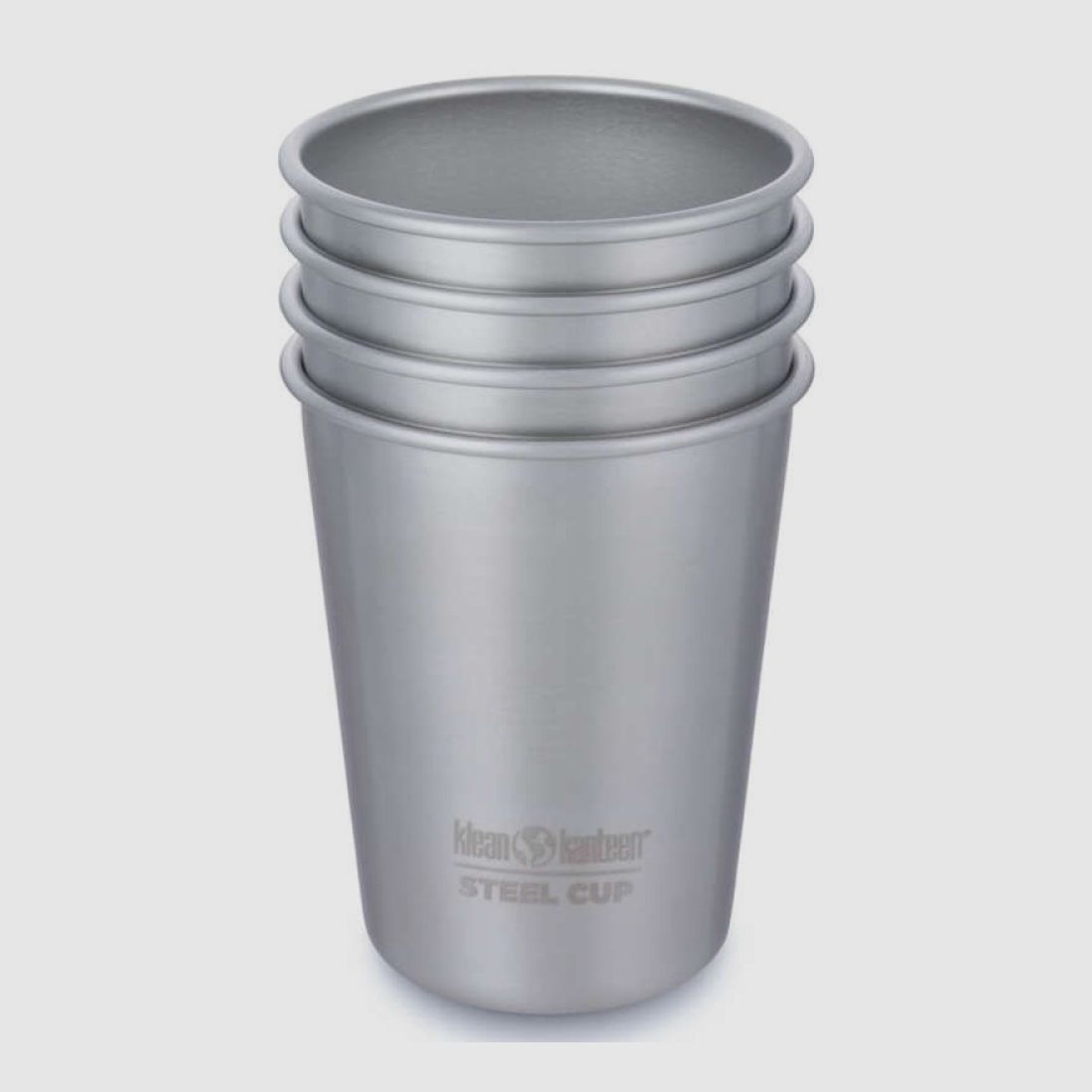Klean Kanteen Bicchiere Pint 295ml Acciaio Inossidabile Spazzolato 4-Pack