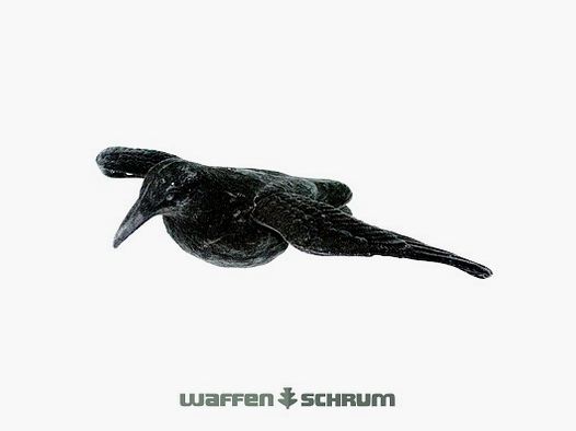 Vollkörper-Lockkrähe beflockt m. Flügeln