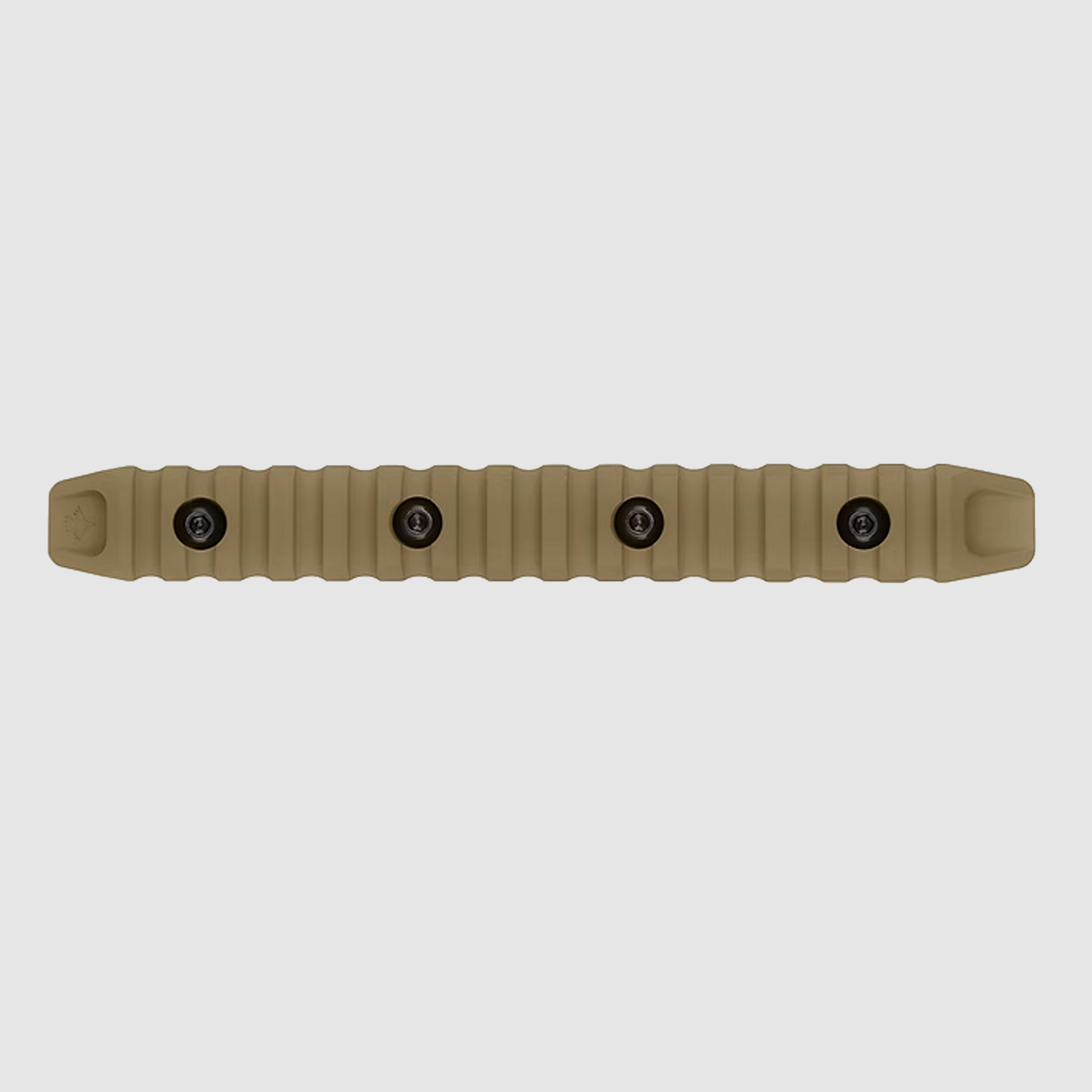 Rail M-LOK vers Picatinny, aluminium, 15 slots, biseauté, Coyote Tan CRC 9026 - Kruk