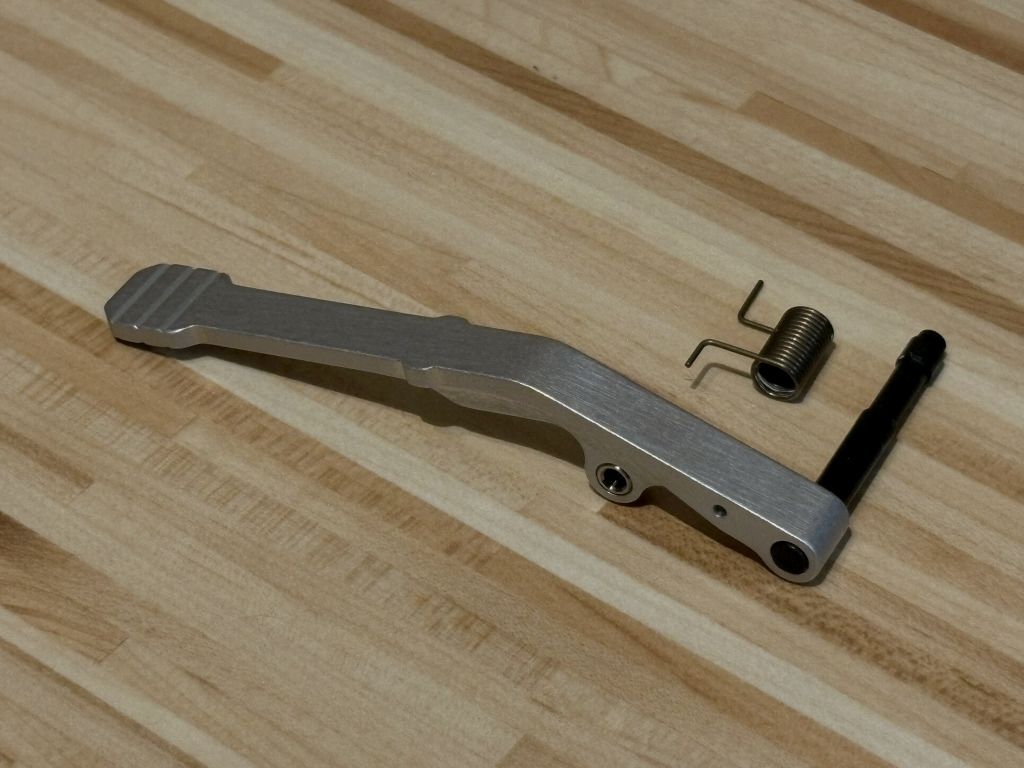 Feinwerkbau clamping lever left 3.2.101.320 with torsion spring 3.2.101.316