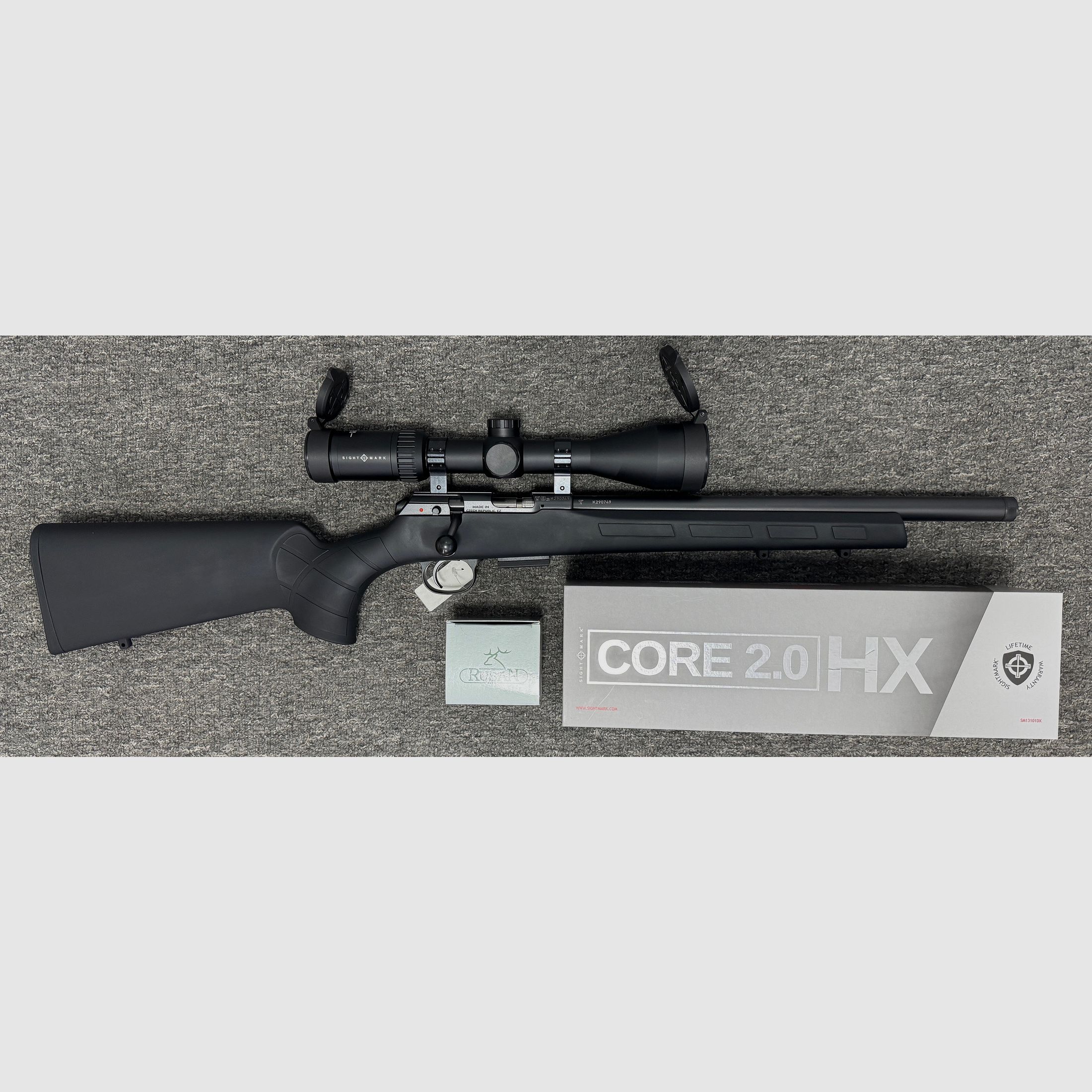CZ 457 Synthetic .17 HMR Neuwaffe +  3-9x50 LP