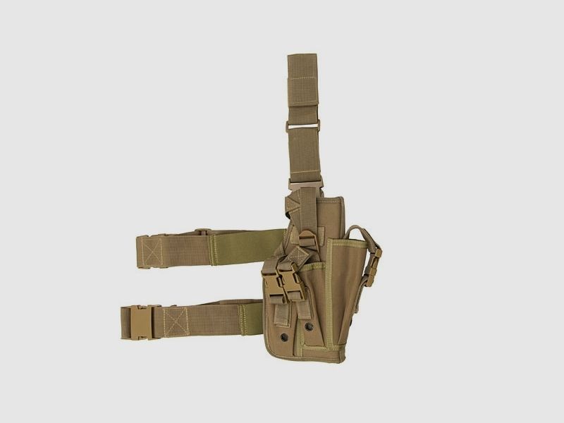 Universal drop leg large pistol holster - Coyote [8FIELDS]