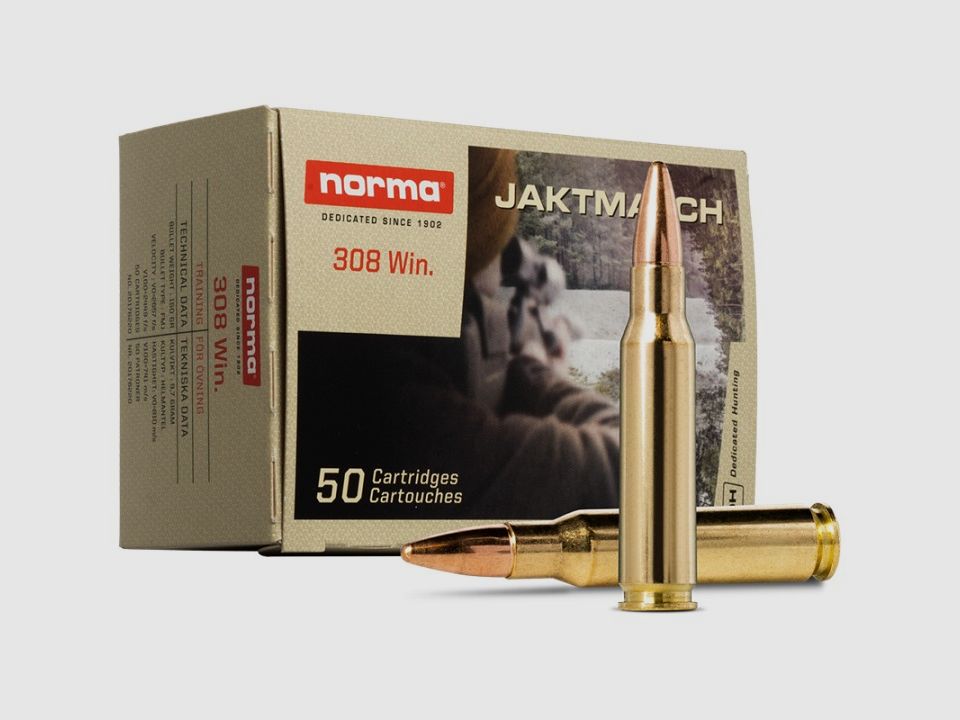 308 NORMA JAKTMATCH 9,7g / 150gr x50 lose (Schachtel mit 50)