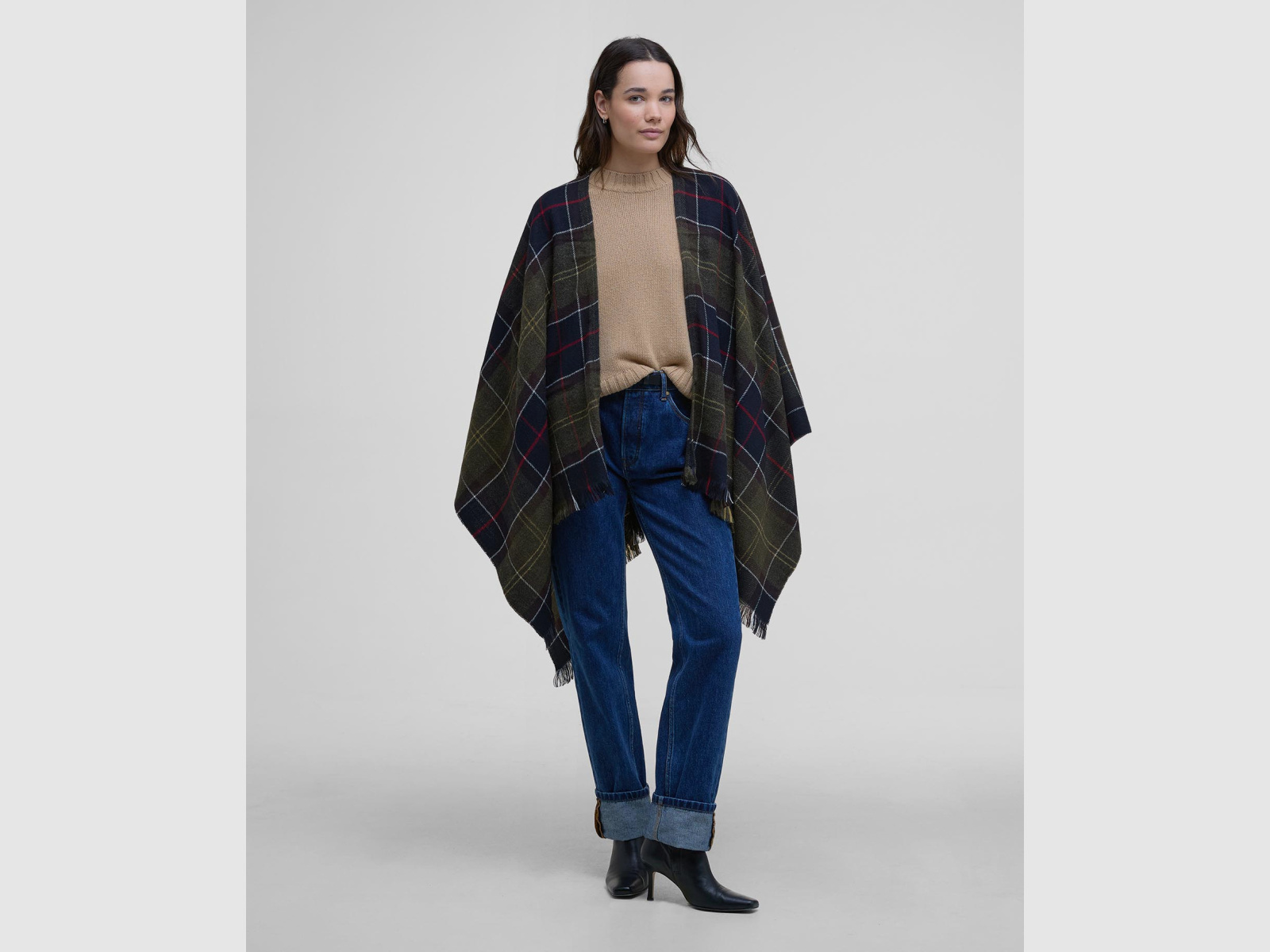 BARBOUR Schal Staffin Tartan Serape
