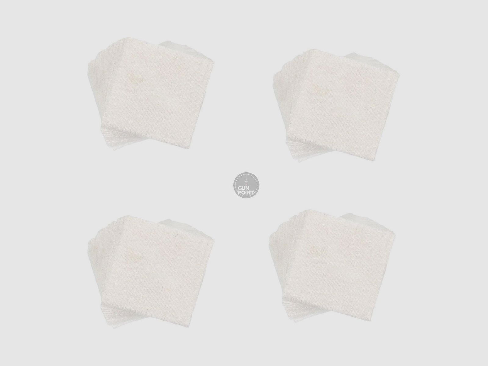 ALLEN gun cleaning cloths / gun care - 100 pcs - 1 inch / approx. 2.5 cm